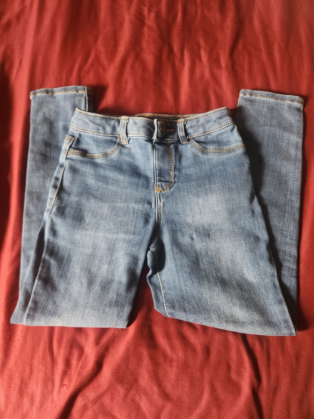 Carter's Light Wash Skinny Jeans in Blue